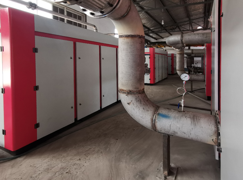 2 – 5 Bar Low Pressure Screw Air Compressor-6 6 Units of 200kw Screw Compressors for the Steel Plant