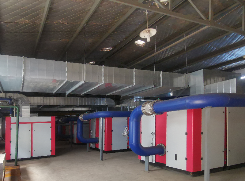 2 – 5 Bar Low Pressure Screw Air Compressor-7 200kw Screw Compressors for the Steel Plant